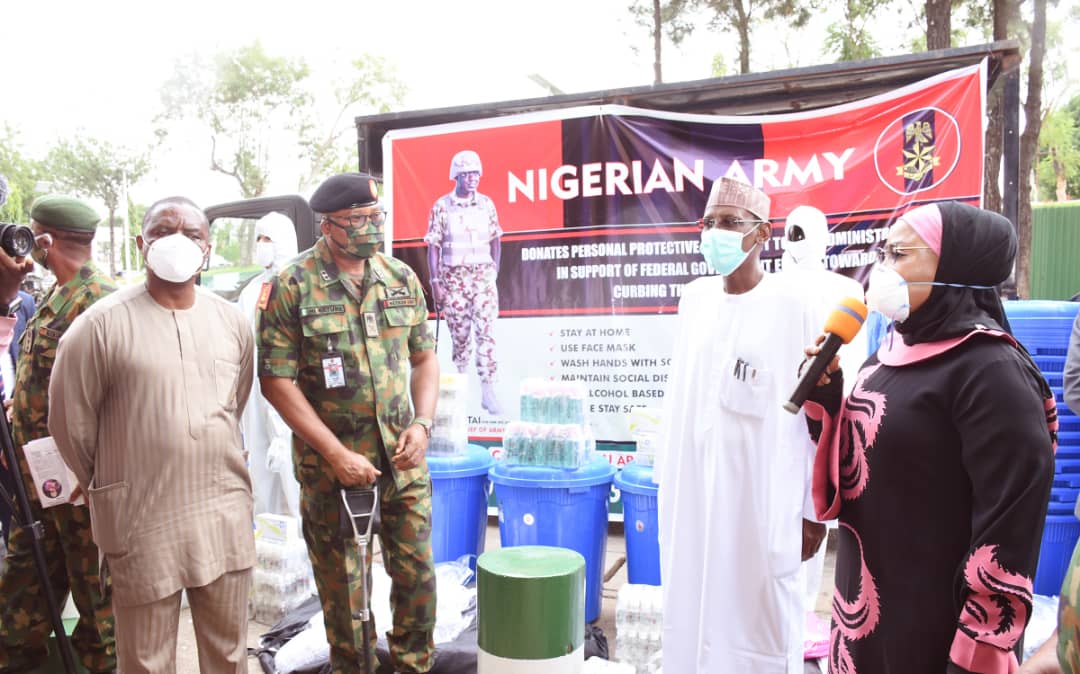 Nigeria army donate protective gear to fcta