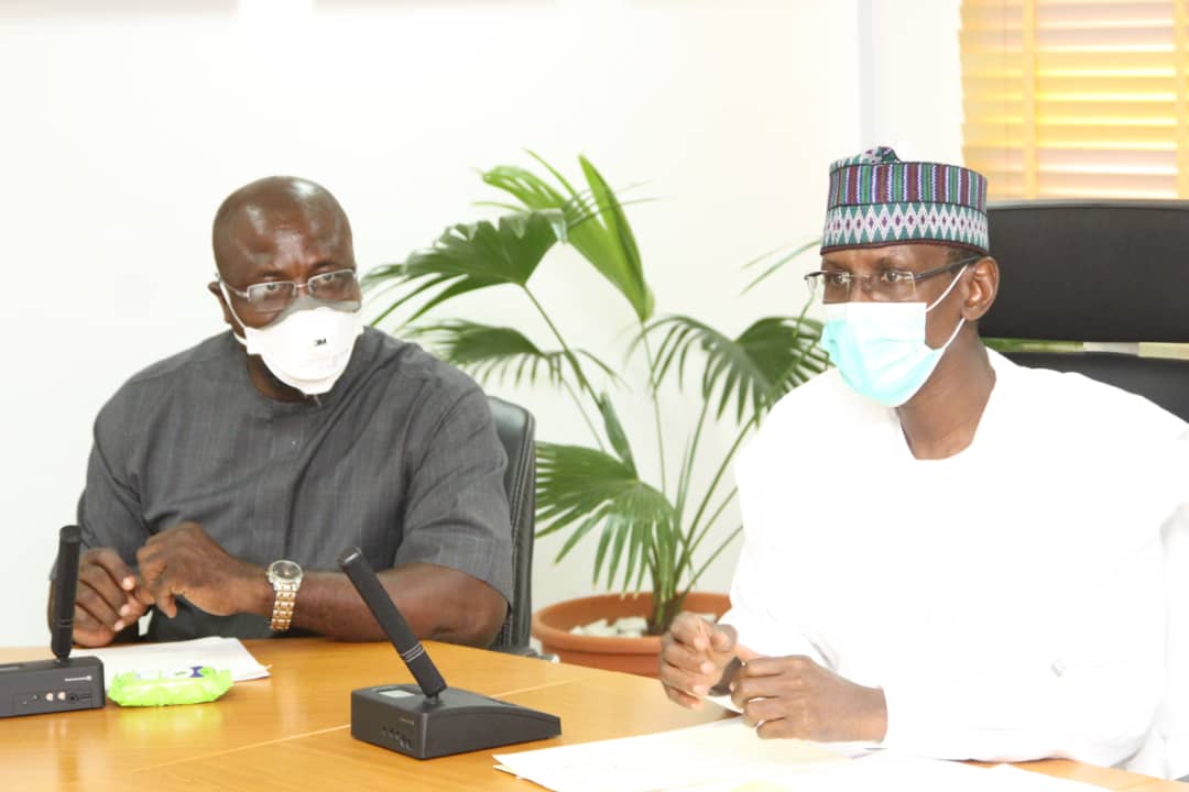 FCT Minister Mallam Muhammad Bello Receives The Chairman of Wuse Traders Asociation
