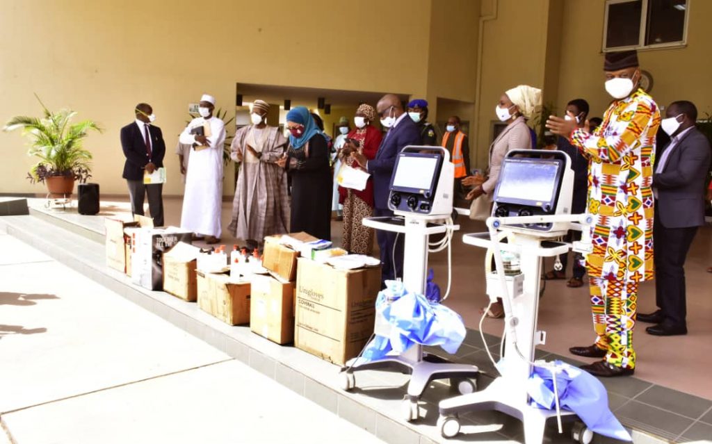 Nisa Premier Hospital donates ventilators to Federal Capital Territory Authority, Nigeria