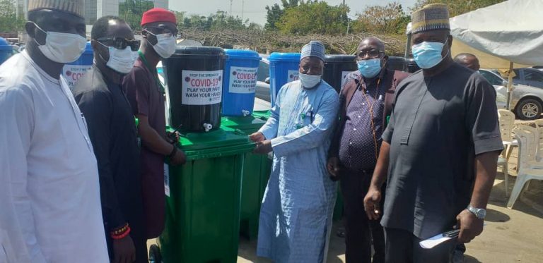 AMML Receives COVID-19 Preventive Items, Vows To Fight Pandemic