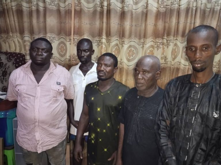 Delta Police Arrests Five Suspected Vandals With 170 Pipes