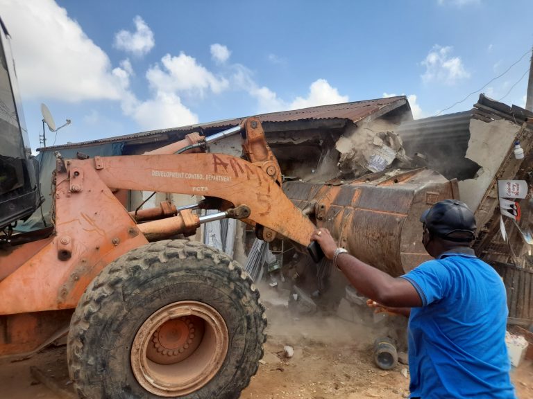 Abuja Masterplan: Massive Demolition of Illegal Structures in Dutse , Kubwa Abuja Masterplan: Massive Demolition of Illegal Structures in Dutse , Kubwa