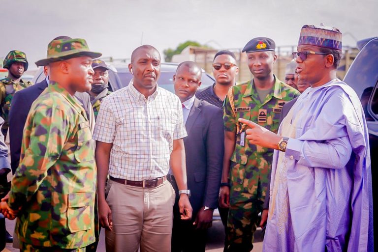 Matawalle Shows Solidarity With Security Agents Along Abuja -Kaduna Highway