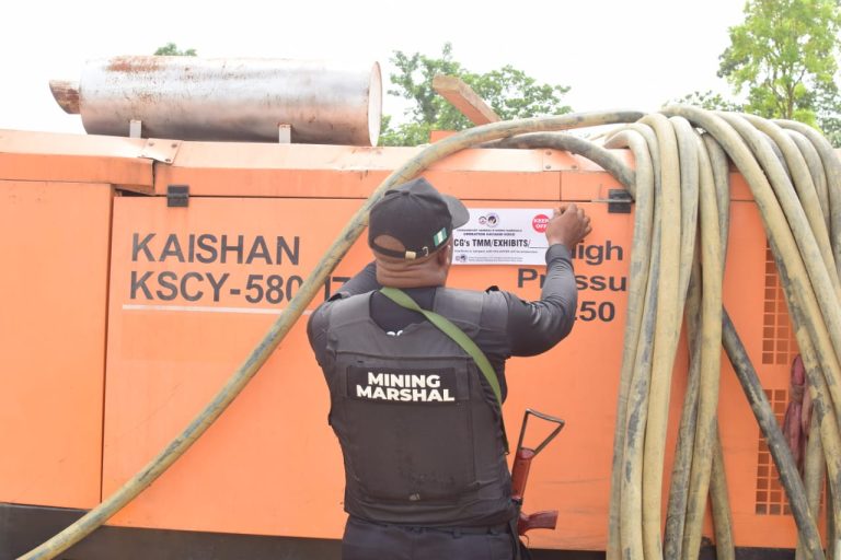 Three Illegal Miners Arrested, Site Sealed BY Marshals