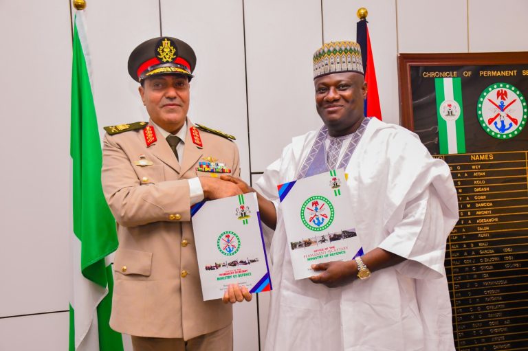 Nigeria Signs MoU With Arab Republic Of Egypt For Advancement In Defence Industries Partnership