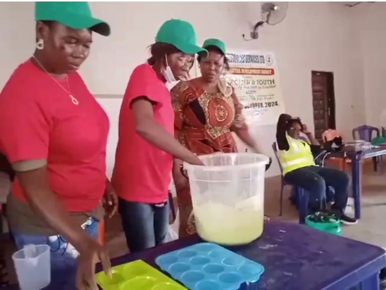 Presidency Empowers Edo Women , Youths with Soap-Making Skills, Start-up Capital