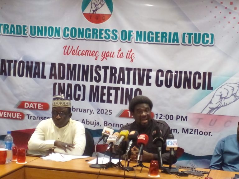 TUC Rejects Federal Government’s Plan to Toll Roads, Warns of Nationwide Protest
