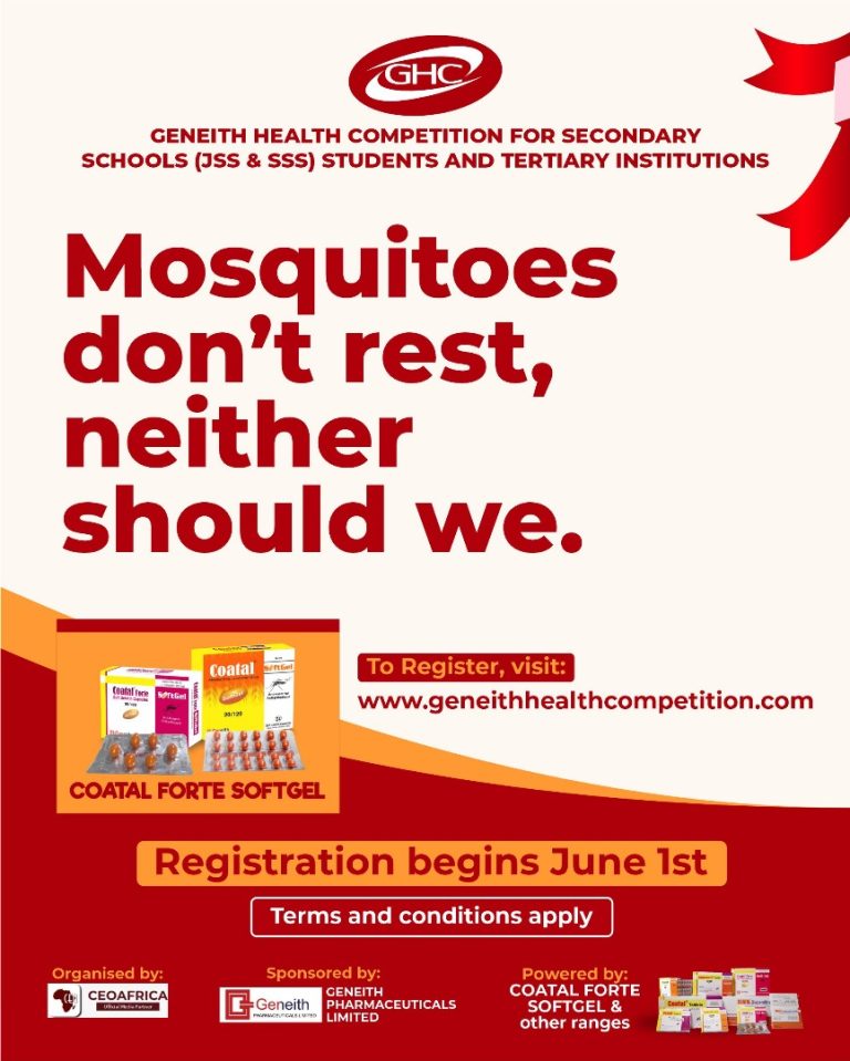 Youth Must Lead Nigeria’s Malaria Fight – Geneith Health Competition