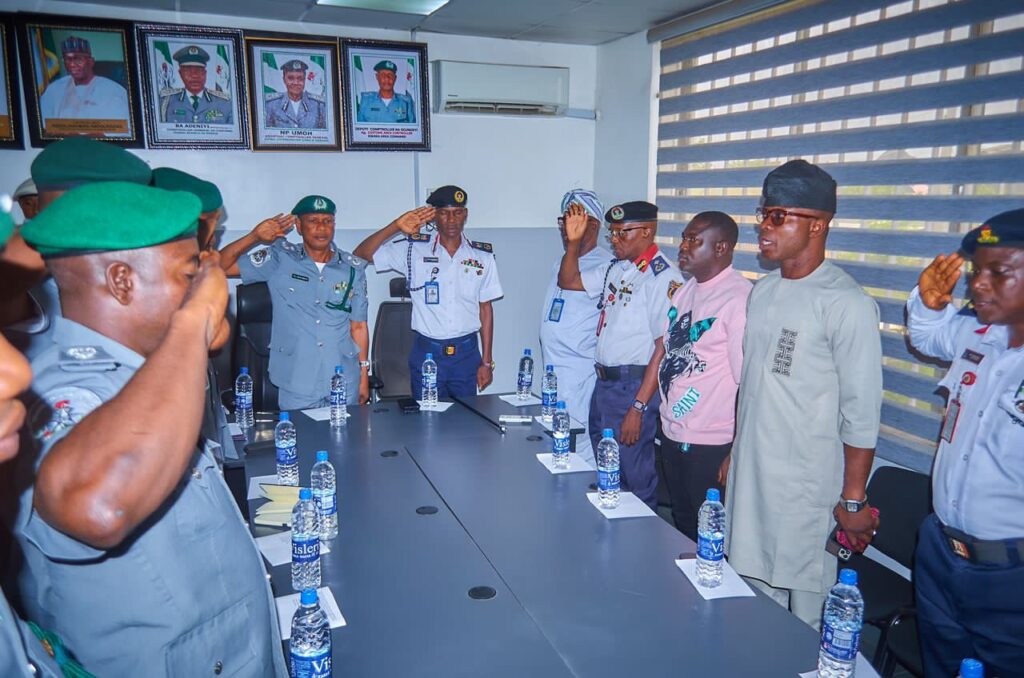 The Nigeria Customs Service (NCS) steps up efforts to strengthen inter-agency cooperation in Kwara State, holding high-level engagements with the Nigeria Security and Civil Defence Corps (NSCDC) and the Standards Organisation of Nigeria (SON)